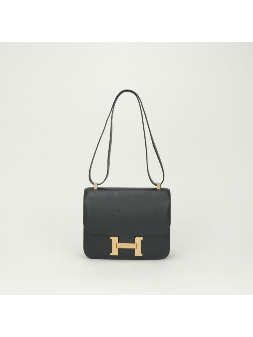 Hermes Constance 3 24 Shoulder Bag Epsom Noir Black Gold Veau Buckle
